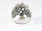 Zilveren ring met levensboom afbeelding 3