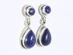 Zilveren oorstekers met lapis lazuli afbeelding 2