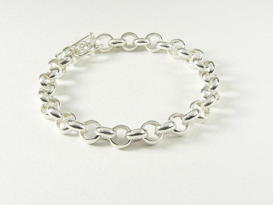Zilveren armband met jasseron schakels afbeelding 2