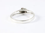 Fijne zilveren ring met roos afbeelding 3
