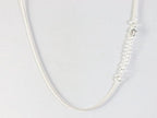 Zilveren collier met labradoriet stenen afbeelding 5