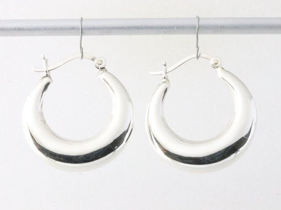 Zilveren oorringen afbeelding 1