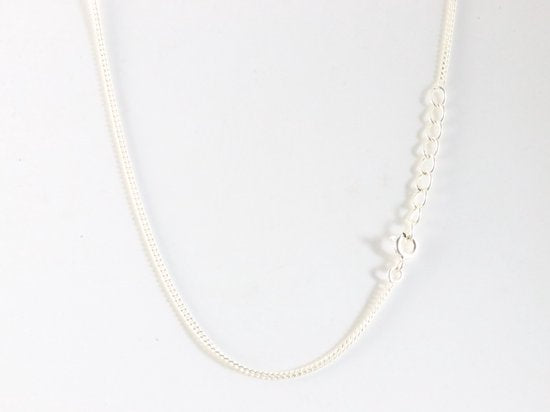 Zilveren ketting met tijgeroog afbeelding 3