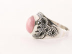 Bewerkte zilveren ring met rhodochrosiet afbeelding 3