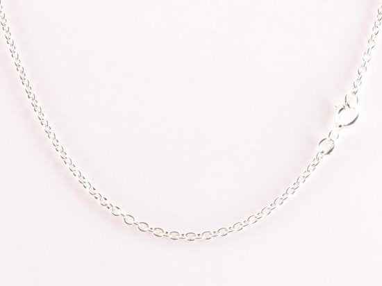 Fijne zilveren hanger met carneool en marcasiet aan ketting afbeelding 5