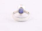 Zilveren ring met tanzaniet afbeelding 4