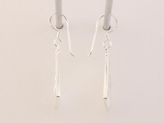 Zilveren oorbellen met parelmoer afbeelding 4