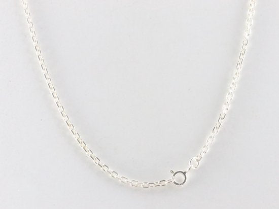 Zilveren hanger met Afrikaanse rode bloedsteen aan ketting afbeelding 4