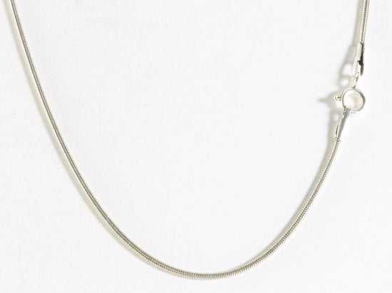 Fijne ronde zilveren hanger met lotus bloem aan ketting afbeelding 5