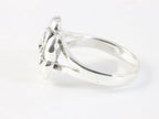 Zilveren ring met roos afbeelding 2