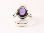 Zilveren ring met amethist afbeelding 3
