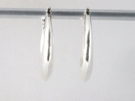 Zilveren oorringen afbeelding 3
