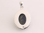 Bewerkte zilveren hanger met lapis lazuli afbeelding 3