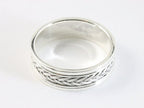 Zilveren ring met kabelpatroon afbeelding 2