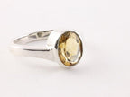Zilveren ring met citrien afbeelding 1