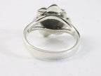 Zilveren ring met roos afbeelding 3