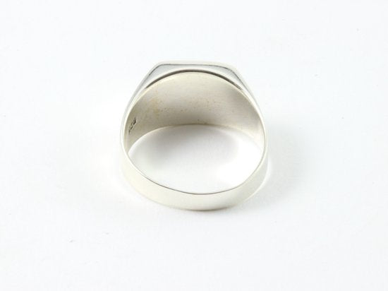 Zilveren zegelring met lapis lazuli afbeelding 3