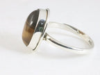 Ovale zilveren ring met tijgeroog afbeelding 2