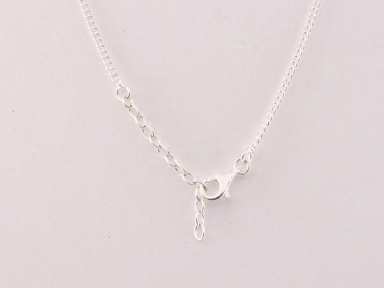 Zilveren ketting met tijgeroog afbeelding 4