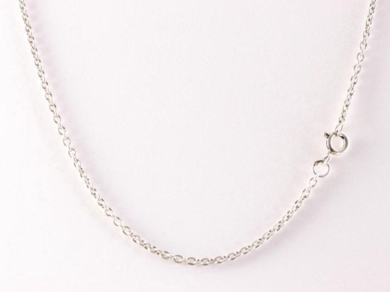 Opengewerkte zilveren hanger met Arizona turkoois aan ketting afbeelding 5