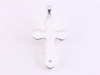 Fijn bewerkte zilveren kruishanger afbeelding 3