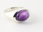 Zilveren ring met amethist afbeelding 1
