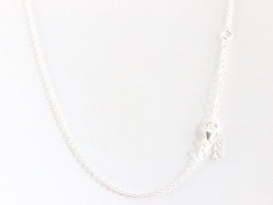 Bewerkte zilveren ketting met malachiet afbeelding 4