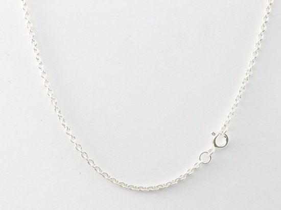 Zilveren hanger met rozenkwarts aan ketting afbeelding 5