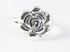 Zilveren ring met roos afbeelding 4