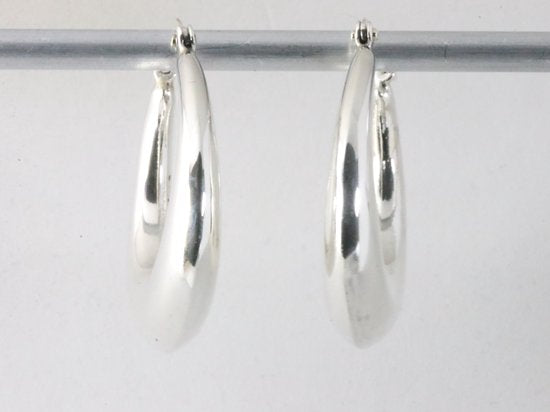 Zilveren oorringen afbeelding 3