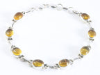 Zilveren armband met amber afbeelding 1