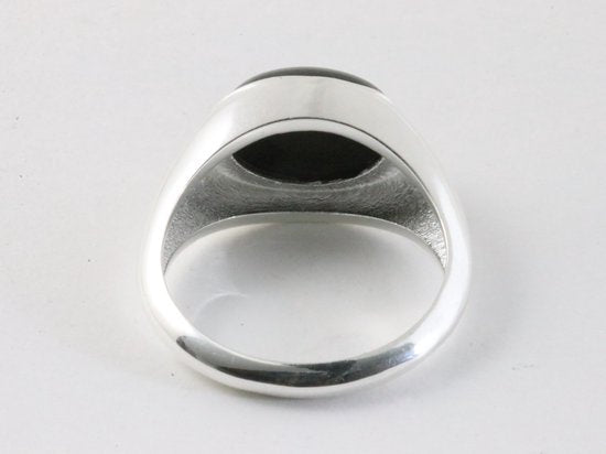 Zilveren ring met onyx afbeelding 3