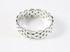 Fijne opengewerkte zilveren ring afbeelding 2