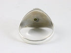 Bewerkte zilveren ring met labradoriet afbeelding 3