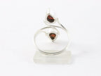 Fijne zilveren ring met granaat afbeelding 3