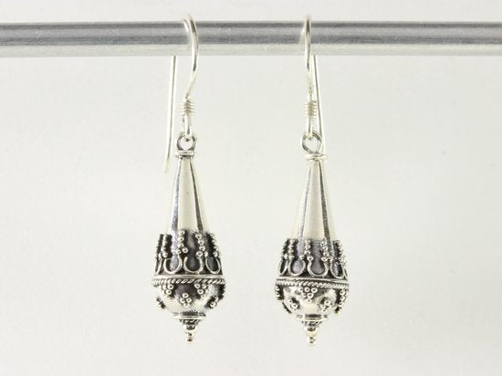 Fijne bewerkte zilveren pegeloorbellen afbeelding 4