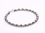 Fijne bewerkte zilveren armband afbeelding 2
