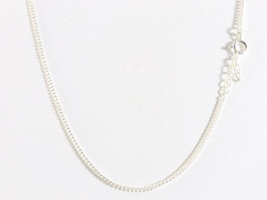 Zilveren ketting met carneool afbeelding 4