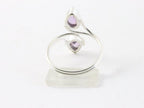 Fijne zilveren ring met amethist afbeelding 3