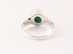 Zilveren ring met smaragd afbeelding 3