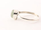 Fijne zilveren ring met groene aventurijn afbeelding 2