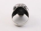 Zilveren ring met tijgerkop afbeelding 4