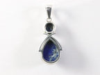 Zilveren hanger met lapis lazuli afbeelding 3