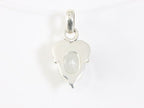 Fijne bewerkte zilveren hanger met bergkristal afbeelding 3