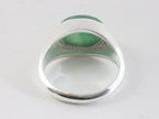 Zilveren ring met jade afbeelding 3