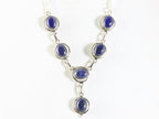 Zilveren ketting met lapis lazuli afbeelding 4
