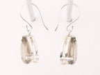 Zilveren oorbellen met rookkwarts afbeelding 2