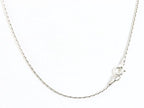 Fijne zilveren hanger met marcasiet en parel aan ketting afbeelding 5