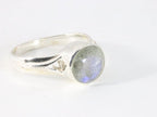 Zilveren ring met labradoriet afbeelding 1