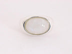 Zilveren ring met regenboog maansteen afbeelding 2